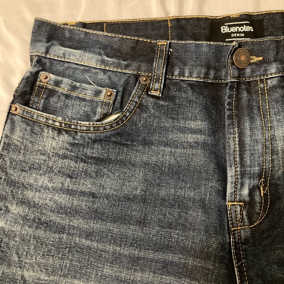 Bluenotes 32/34 Mens Denim Jeans Blue Loose Fit - Picture 5 of 6